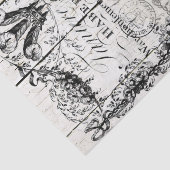 Französisches Land Floral Hampshire Sheep Seidenpapier (Detail)