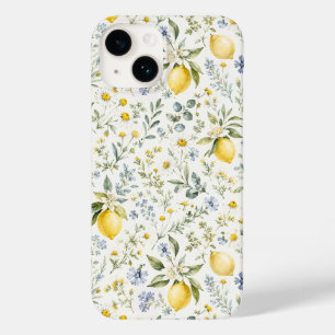 Französisches Land-Limonen- und Wildblumenmuster Case-Mate iPhone 14 Hülle