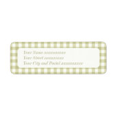 Französisches Land Meadow Gingham - Salbei grün ka (Vorne)