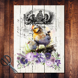 Französisches Land Seidenpapier