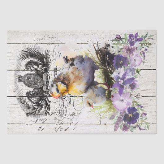 Französisches Land Seidenpapier (Vorderseite)