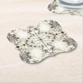 Französisches Land-Vintages Champagne-Mosaik durch Untersetzer (angewinkelt)