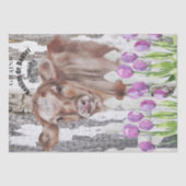 Französisches Landblumenzuchtschiff Seidenpapier (Vorderseite)