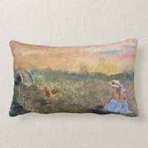 Französisches Landschafts-Rückenstütze-Kissen