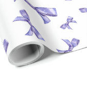 Französisches Lavendel-Muster Geschenkpapier (Rolleneckpunkt)