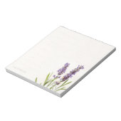 Französisches Lavendel Notizbuch Vintage Notizblock (Rotiert)