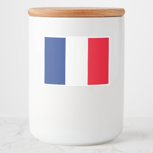 Französisches Lebensmitteletikett (Vorderseite)