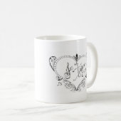 Französisches Liebe-Zitat Kaffeetasse (VorderseiteRechts)