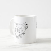 Französisches Liebe-Zitat Kaffeetasse (Vorderseite Links)