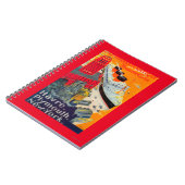 Französisches Line Travel Poster, Havre to Plymout Notizblock (Linke Seite)