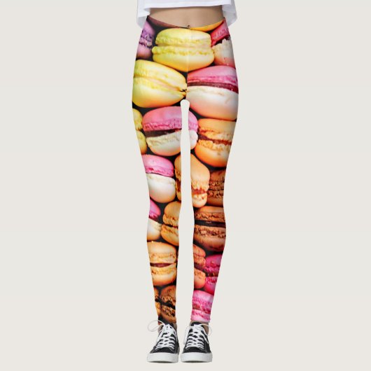 Französisches Macaron Leggings (Vorderseite)