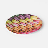 Französisches macaron pappteller (Schrägansicht)