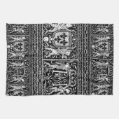 Französisches mittelalterliches geschirrtuch (Horizontal)