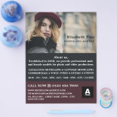 Französisches Modell, Modellierungsagentur, Muster Flyer (Einzeln)