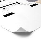 Französisches Modethema Modernes Poster Print (Ecke)