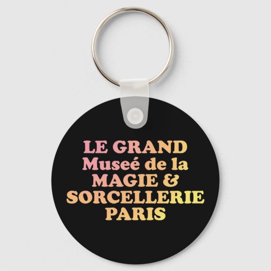 Französisches Museum für Hexerei und Zauberei Schlüsselanhänger (Vorderseite)