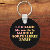 Französisches Museum für Hexerei und Zauberei Schlüsselanhänger (Vorderseite)