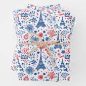 Französisches Muster 1 Geschenkpapier Set (Beispiel)