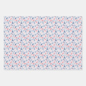 Französisches Muster 2 Geschenkpapier Set (Vorderseite 3)