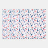 Französisches Muster 2 Geschenkpapier Set (Vorderseite 2)