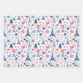 Französisches Muster 2 Geschenkpapier Set (Vorderseite)