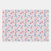 Französisches Muster 4 Geschenkpapier Set (Vorderseite 2)