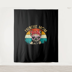 Französisches Mutti-Geschenk im Vintage-Retro-Stil Wandteppich