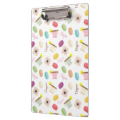 Französisches Nahrungsmittelmuster-Klemmbrett Klemmbrett (Links)