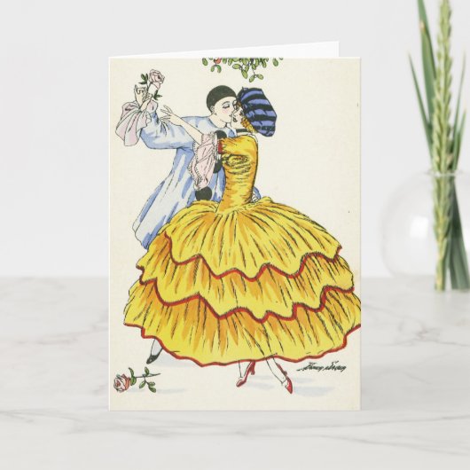 Französisches neues Jahr Feiertagskarte (Vorderseite)