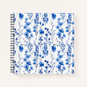 Französisches Papier-Wildblumen-Musterdesign-98186 Notizblock
