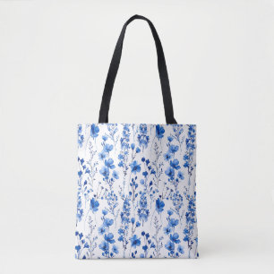 Französisches Papier-Wildblumen-Musterdesign-98186 Tasche