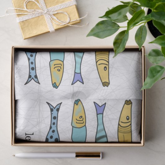 Französisches Papiertaschentuch Seidenpapier (Geschenk)