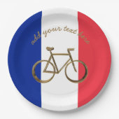 Französisches Pappteller (Vorderseite)