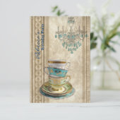 französisches Party für Geburtstagsgebäck Einladung (Stehend Vorderseite)