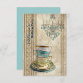 französisches Party für Geburtstagsgebäck Einladung (Vorne/Hinten)