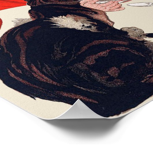 Französisches Party Poster (Ecke)