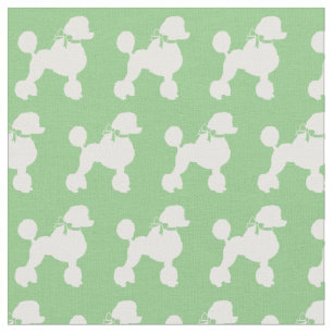 Französisches Poodle Hund Silhouette Pet Sage Gre Stoff