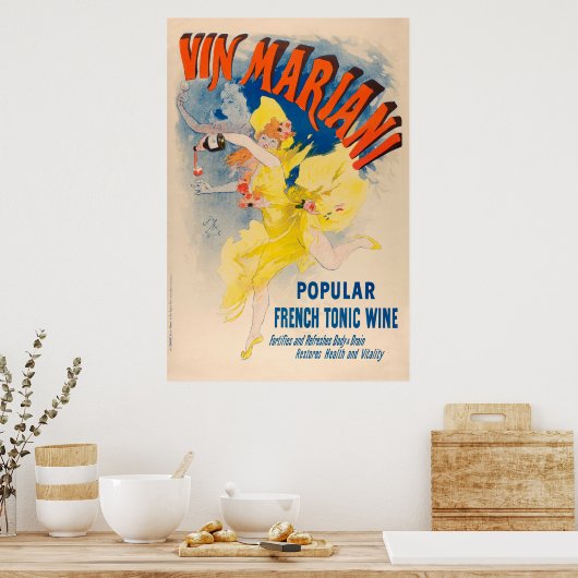 Französisches Poster: Vin Mariani, französischer T Poster (Küche)