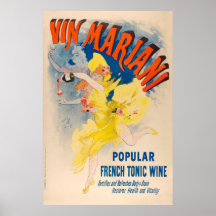 Französisches Poster: Vin Mariani, französischer T