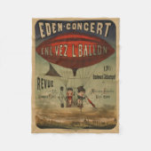 Französisches Poster von zwei Künstlern in der Luf Fleecedecke (Vorderseite)