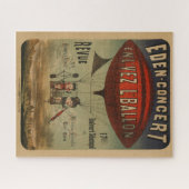 Französisches Poster von zwei Künstlern in der Luf Puzzle (Horizontal)