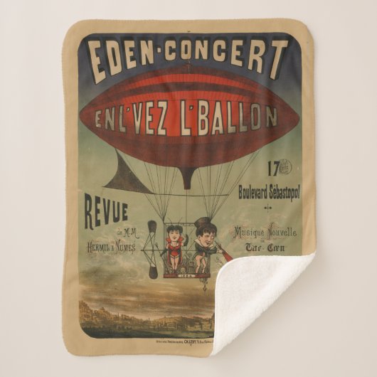 Französisches Poster von zwei Künstlern in der Luf Sherpadecke (Vorderseite)