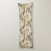 Französisches Postkarten-Paris-Körper-Kissen Seitenschläferkissen (Rückseite (Vertikal))