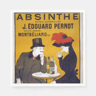 Französisches Postkartenpapier Napkin Serviette