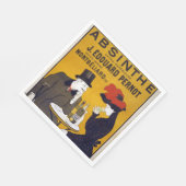 Französisches Postkartenpapier Napkin Serviette (Ecke)