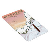 Französisches Pyrénées Ski Poster Magnet (Rechte Seite)