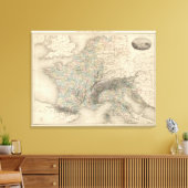 Französisches Reich 1811 Leinwanddruck (Insitu (Wohnzimmer))