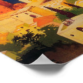 Französisches Reiseplakat, Touren durch Syrien Poster (Ecke)