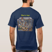Französisches Ritter-Shirt T-Shirt (Rückseite)