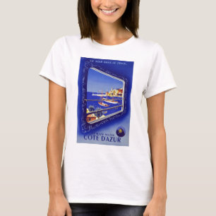 Französisches Riviera Cote d'Azur T-Shirt